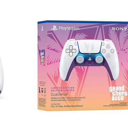 DualSense® Wireless Controller - Grand Theft Auto VI White Limited Edition - For PS5, PC, Mac & Mobile