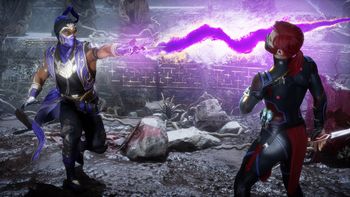 Nintendo Switch Mortal Kombat 11 Ultimate game by Creative Entertainment, featuring characters in a fighting stance on the cover.